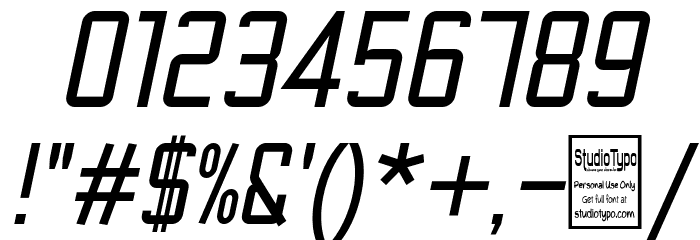 TheMatic Bold Italic Font OTHER CHARS