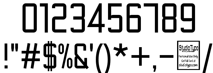TheMatic Bold Font OTHER CHARS