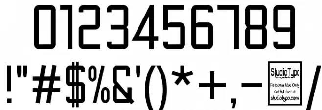 TheMatic Bold Font OTHER CHARS