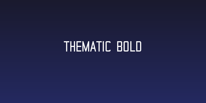 TheMatic Bold Social Header