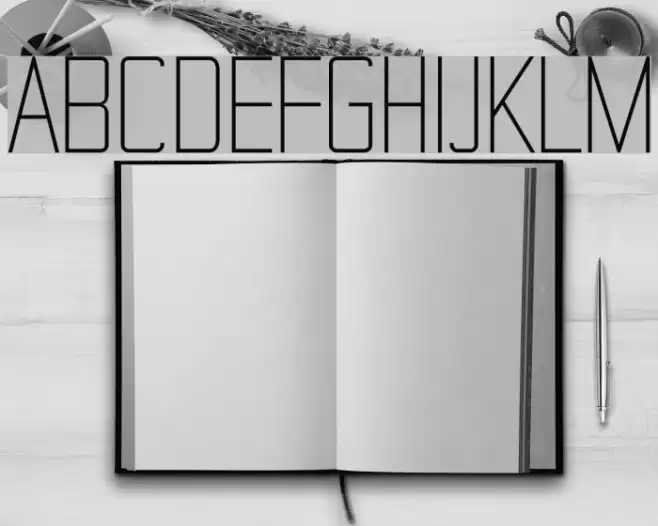 TheMatic Light Font examples