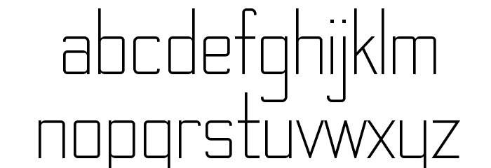 TheMatic Light Font LOWERCASE