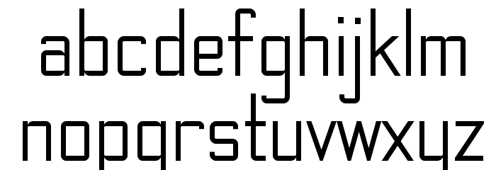 TheMatic Font LOWERCASE