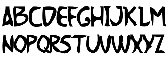 TheMoment Schriftart Groß