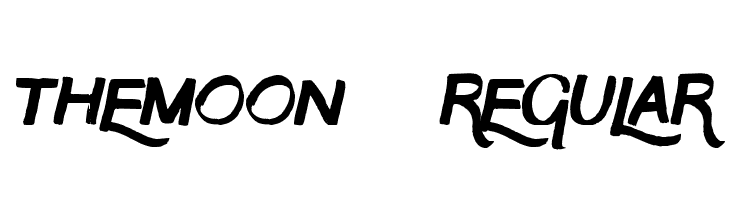 TheMoon-Regular Font