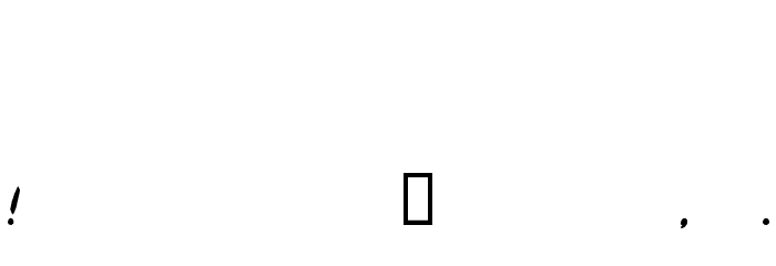 TheMoon-Regular Font OTHER CHARS