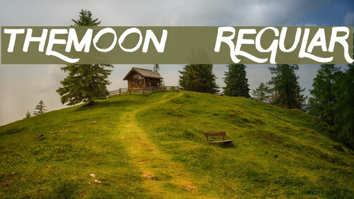 TheMoon-Regular Font examples