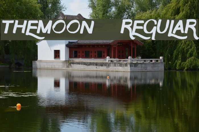 TheMoon-Regular Font examples