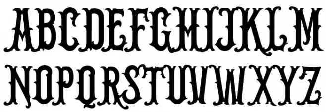 TheMorshineDEMO Font UPPERCASE