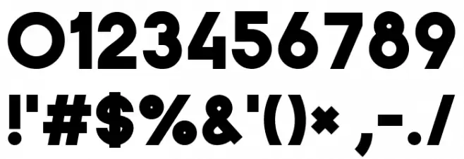 TheNextFont Font OTHER CHARS