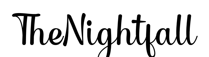 TheNightfall  Fuentes Gratis Descargar