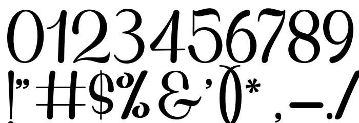 TheNightfall Font OTHER CHARS
