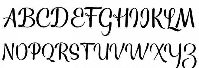 TheNightfall Schriftart Groß