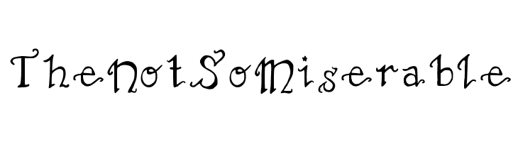 TheNotSoMiserable  Fuentes Gratis Descargar