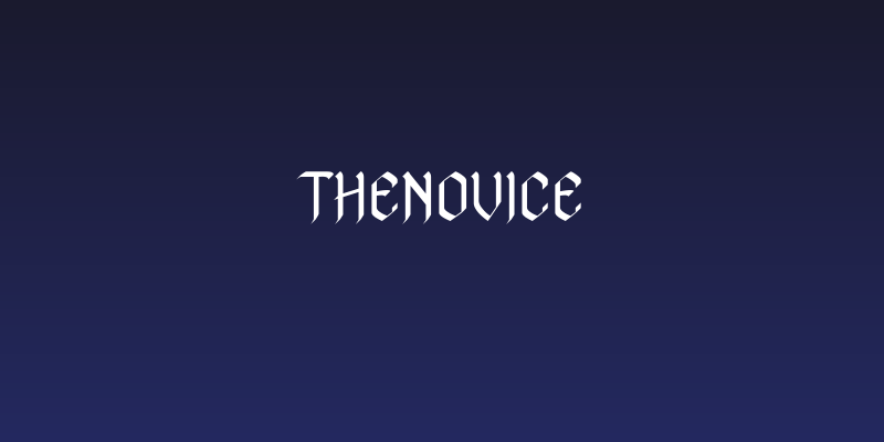 TheNovice Social Header