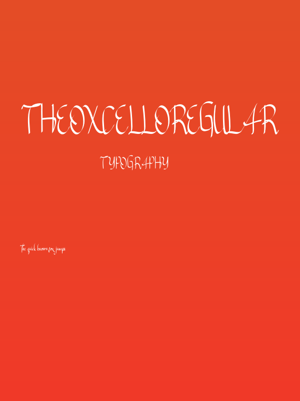 TheOxcelloRegular Poster