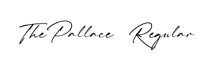 ThePallace-Regular  font caratteri gratis