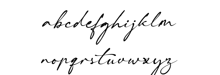 ThePallace-Regular Font LOWERCASE