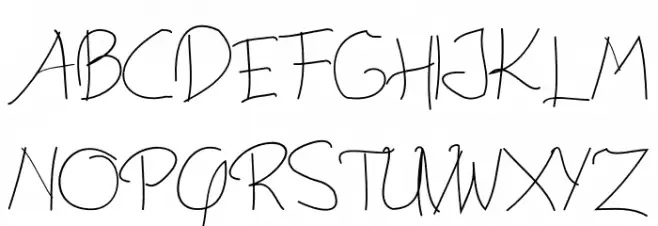 ThePalmer Schriftart Groß