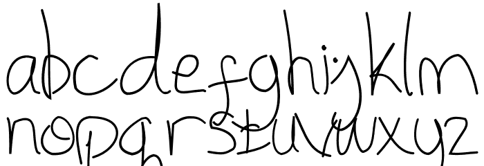 ThePalmer Font LOWERCASE