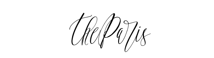 TheParis  フリーフォントのダウンロード