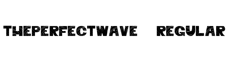 ThePerfectWave-Regular Font