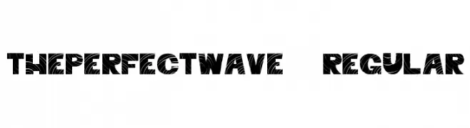 ThePerfectWave-Regular  baixar fontes gratis