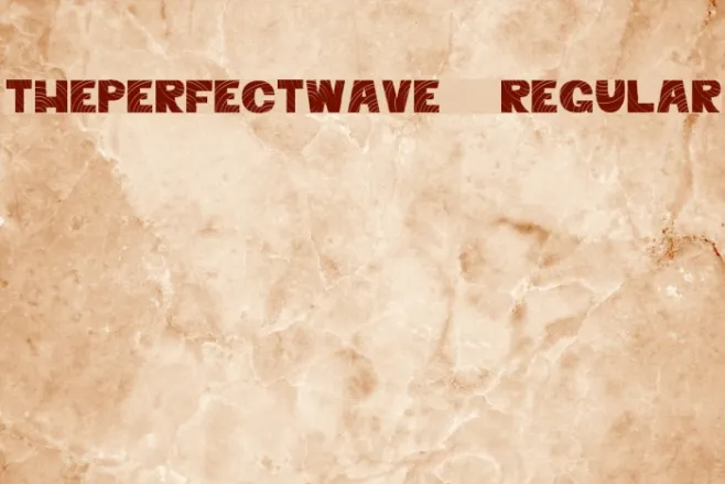 ThePerfectWave-Regular Example 2