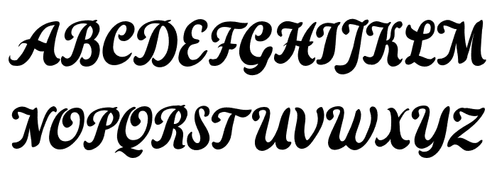 ThePoisonedHeart Шрифта ВЕРХНИЙ