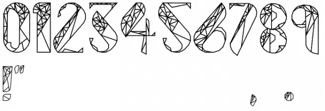 ThePolygonal-ZulEan Font OTHER CHARS