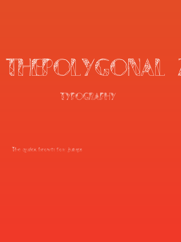 ThePolygonal-ZulEan Poster