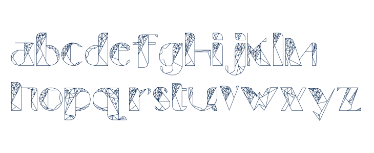 ThePolygonal-ZulEan Lowercase