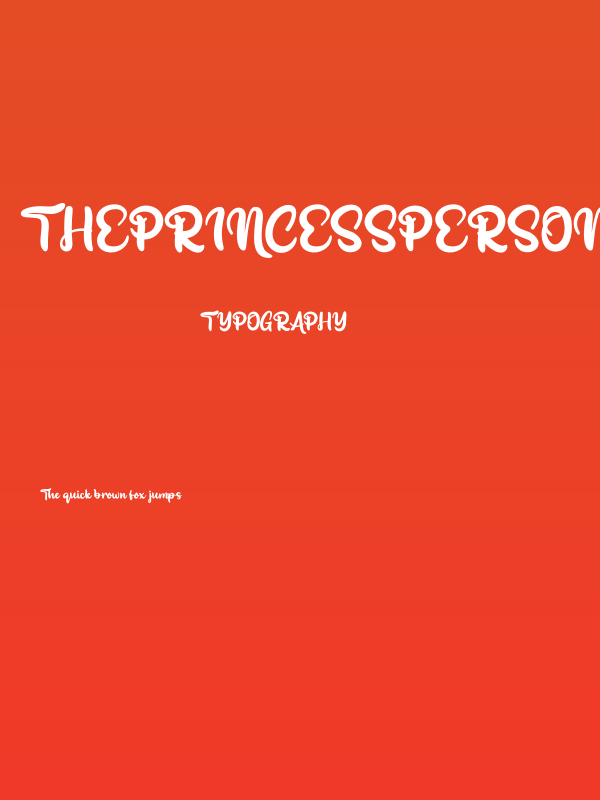 ThePrincessPersonalUse Poster