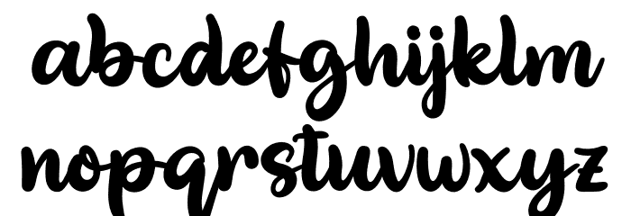 ThePrincessPersonalUse Font LOWERCASE