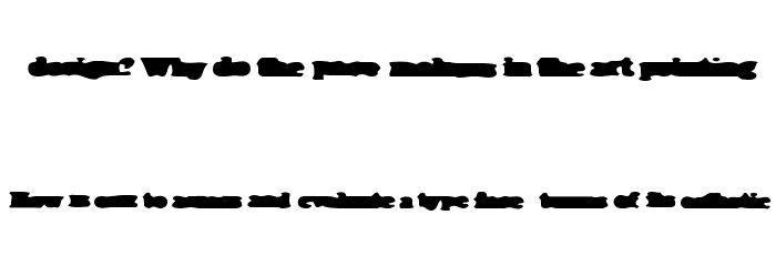 ThePrintedWord Font OTHER CHARS