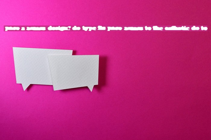 ThePrintedWord Font examples