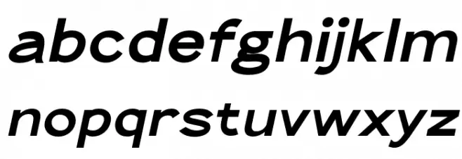 TheQlickers-BoldItalic Font LOWERCASE