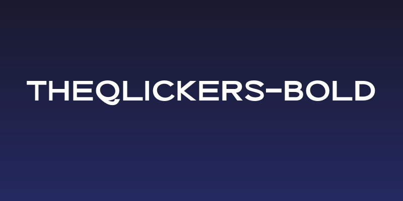 TheQlickers-Bold Social Header