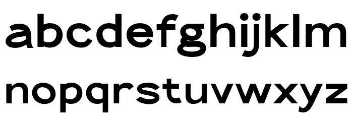 TheQlickers-Bold Font LOWERCASE