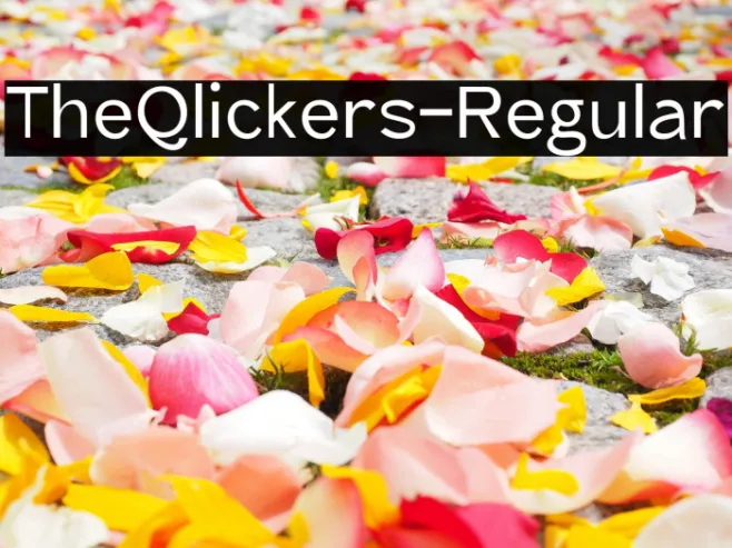 TheQlickers-Regular Example 2