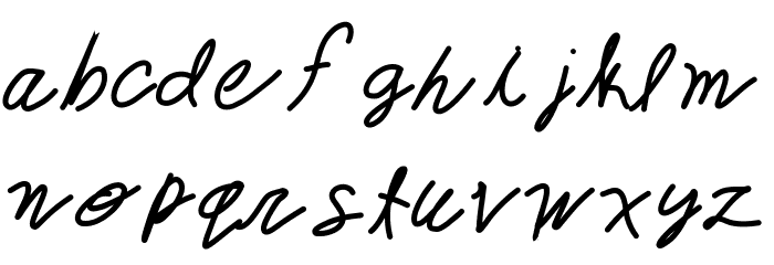 TheQueenisHavingFun Font LOWERCASE