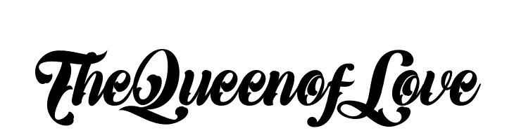 TheQueenofLove  नि: शुल्क फ़ॉन्ट्स डाउनलोड