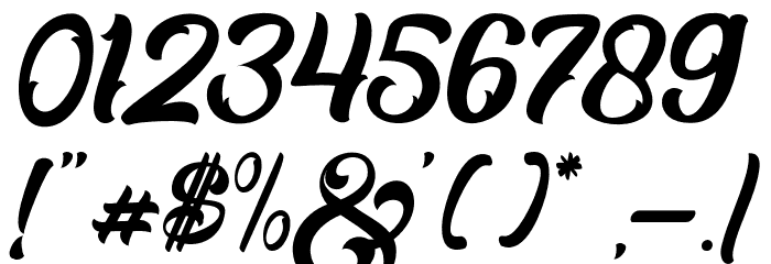 TheQueenofLove Font OTHER CHARS