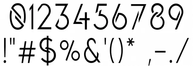 TheQueensGambit-Regular Font OTHER CHARS