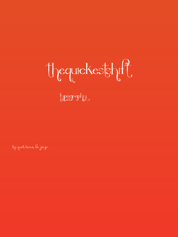 TheQuickestShift Poster