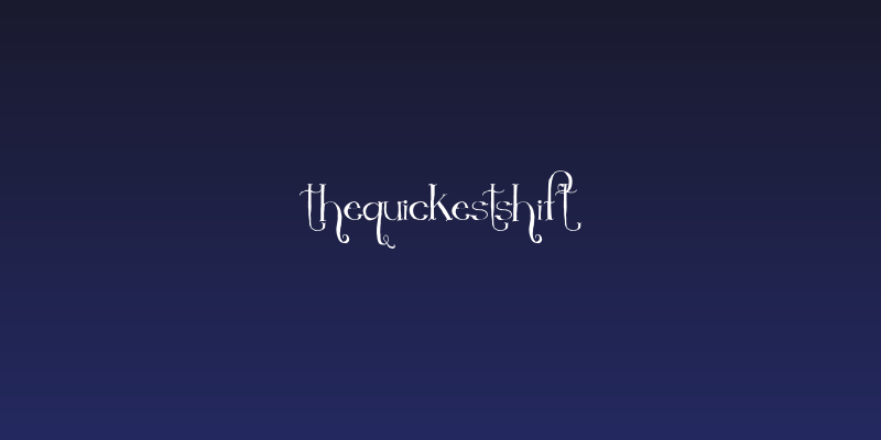 TheQuickestShift Social Header