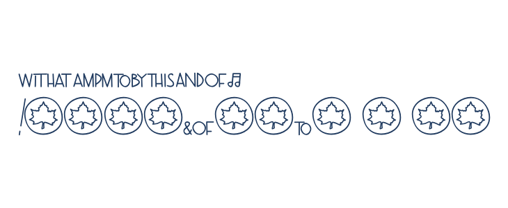 TheRa-SymbolsandLigaturesBold Other Characters