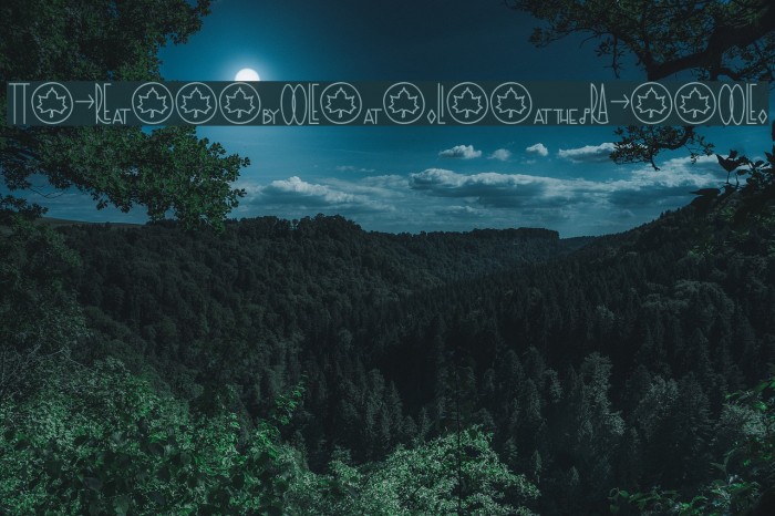 TheRa-SymbolsandLigaturesBold Example 2