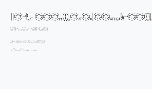 TheRa-SymbolsandLigaturesBold Business Card