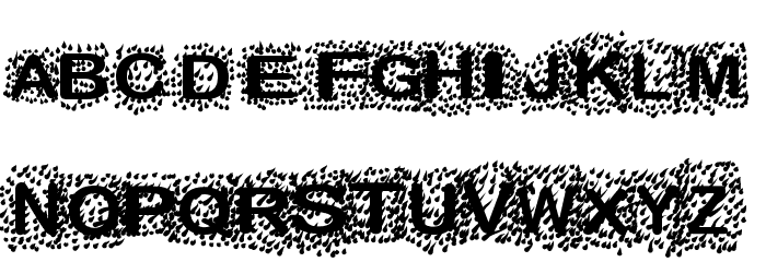 TheRain Font LOWERCASE